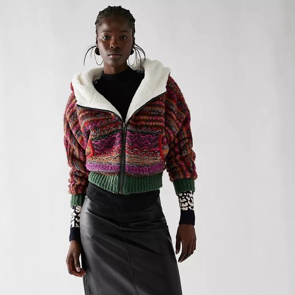NWT Free People Rue Sweater Jacket XS $398. - Picture 5 of 15